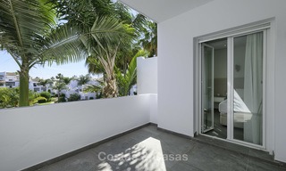 Completely renovated 3 bedroom penthouse apartment for sale in a beachside complex, between Marbella and Estepona 12499 