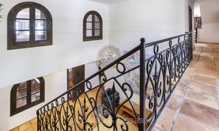 Charming traditional style villa with sea and mountain views for sale in El Madroñal, Benahavis, Marbella 12604 
