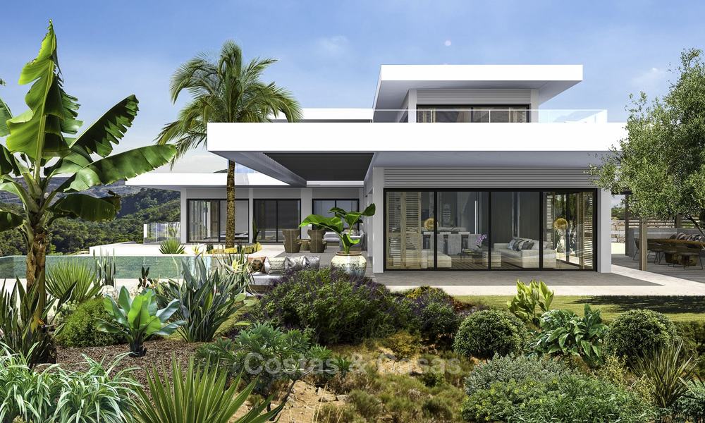 Brand new modern luxury villa with panoramic sea views for sale in Benahavis - Marbella 12527