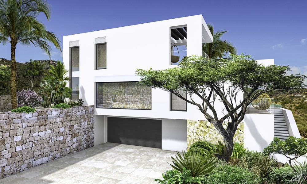 Brand new modern luxury villa with panoramic sea views for sale in Benahavis - Marbella 12528