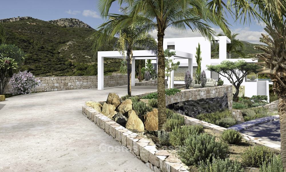 Brand new modern luxury villa with panoramic sea views for sale in Benahavis - Marbella 12529