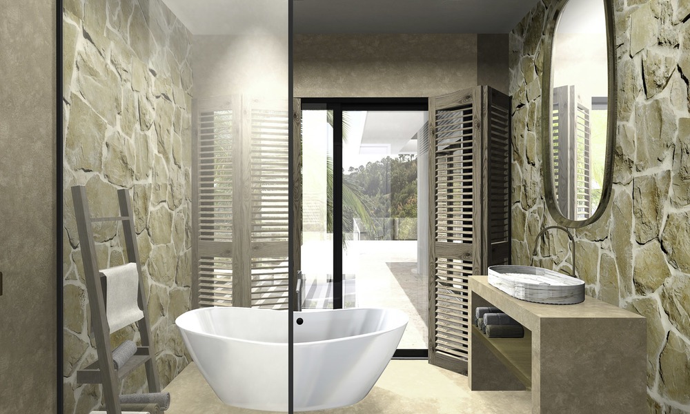 Brand new modern luxury villa with panoramic sea views for sale in Benahavis - Marbella 12535