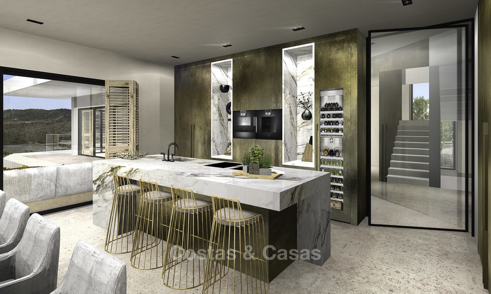 Brand new modern luxury villa with panoramic sea views for sale in Benahavis - Marbella 12537