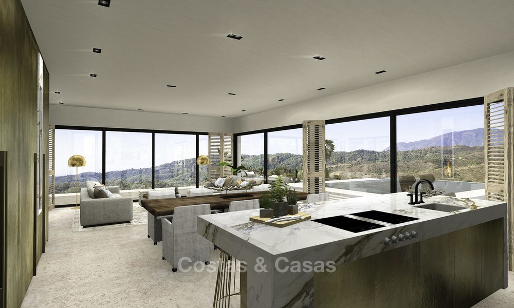Brand new modern luxury villa with panoramic sea views for sale in Benahavis - Marbella 12539