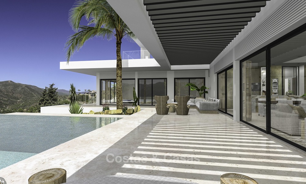 Brand new modern luxury villa with panoramic sea views for sale in Benahavis - Marbella 12541