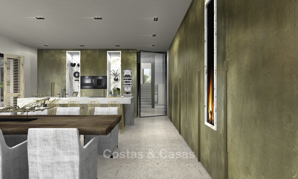 Brand new modern luxury villa with panoramic sea views for sale in Benahavis - Marbella 12542