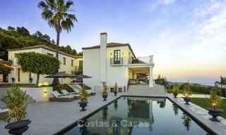 Exquisite contemporary luxury villa with spectacular sea views for sale in Sierra Blanca, Golden Mile, Marbella 12574 