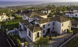 Exquisite contemporary luxury villa with spectacular sea views for sale in Sierra Blanca, Golden Mile, Marbella 12581 