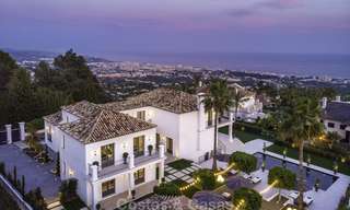 Exquisite contemporary luxury villa with spectacular sea views for sale in Sierra Blanca, Golden Mile, Marbella 12583 