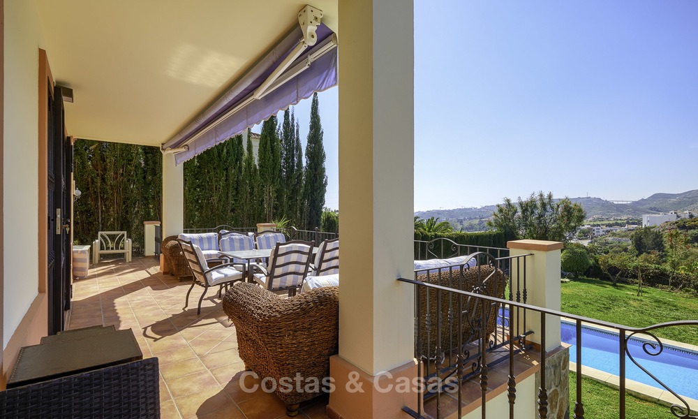 Rustic style villa with sea and mountain views for sale, Benahavis, Marbella 12644