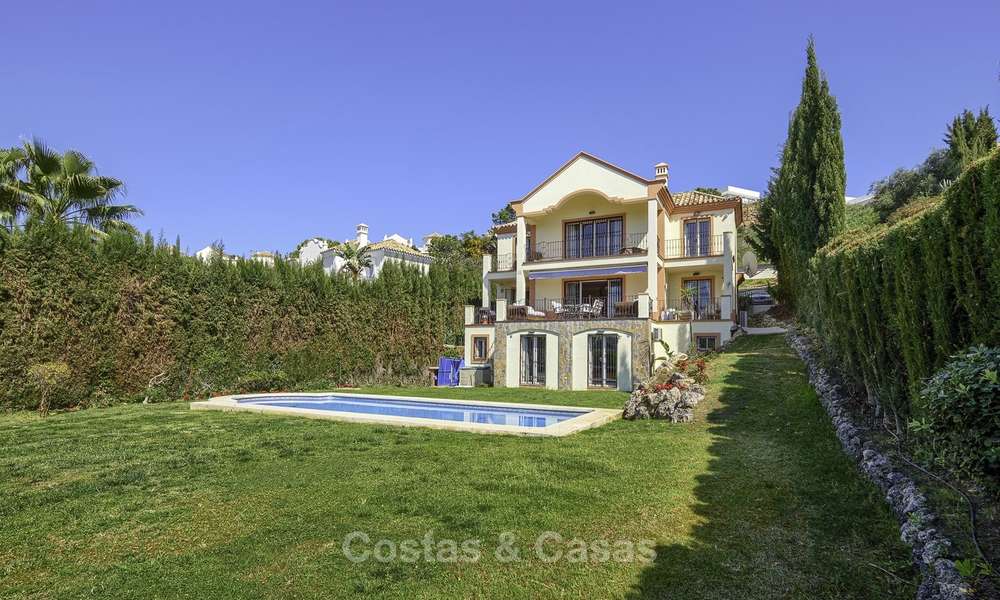Rustic style villa with sea and mountain views for sale, Benahavis, Marbella 12646
