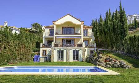 Rustic style villa with sea and mountain views for sale, Benahavis, Marbella 12647