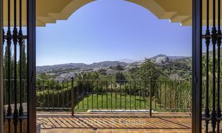 Rustic style villa with sea and mountain views for sale, Benahavis, Marbella 12648 