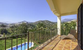 Rustic style villa with sea and mountain views for sale, Benahavis, Marbella 12649 
