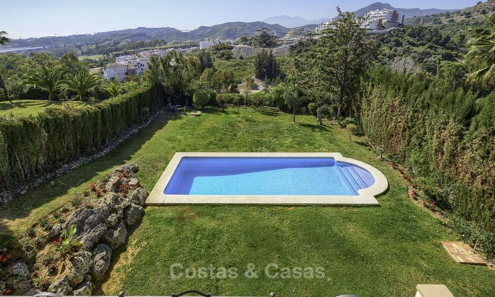 Rustic style villa with sea and mountain views for sale, Benahavis, Marbella 12650