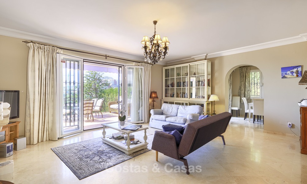 Rustic style villa with sea and mountain views for sale, Benahavis, Marbella 12653