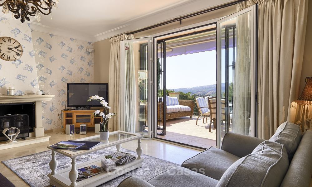 Rustic style villa with sea and mountain views for sale, Benahavis, Marbella 12656