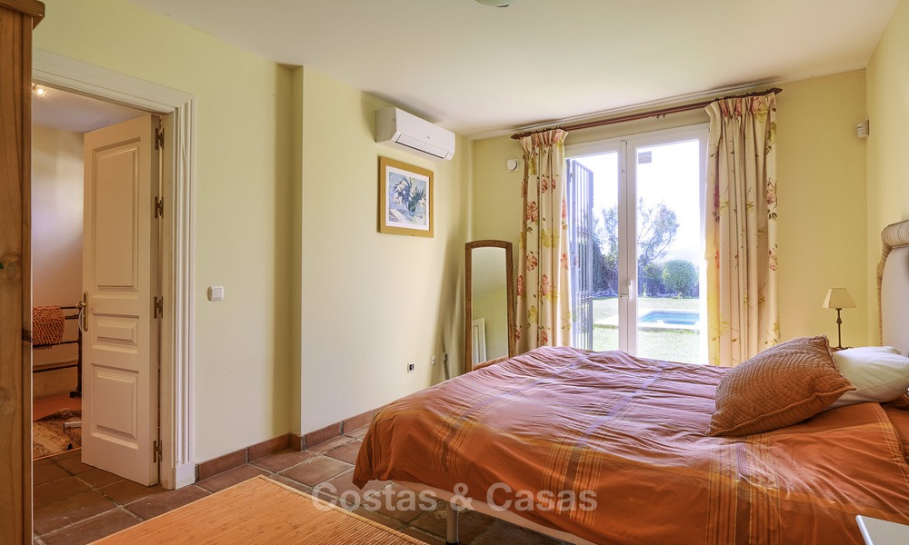 Rustic style villa with sea and mountain views for sale, Benahavis, Marbella 12670
