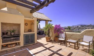 Spacious duplex penthouse apartment with panoramic views for sale between Estepona and Marbella 12683 