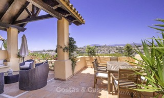 Spacious duplex penthouse apartment with panoramic views for sale between Estepona and Marbella 12684 