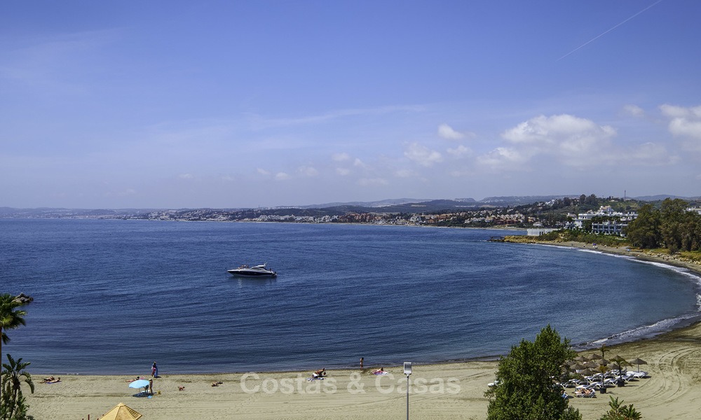 Fully renovated top floor apartment with sea views for sale near the marina of Estepona 12805