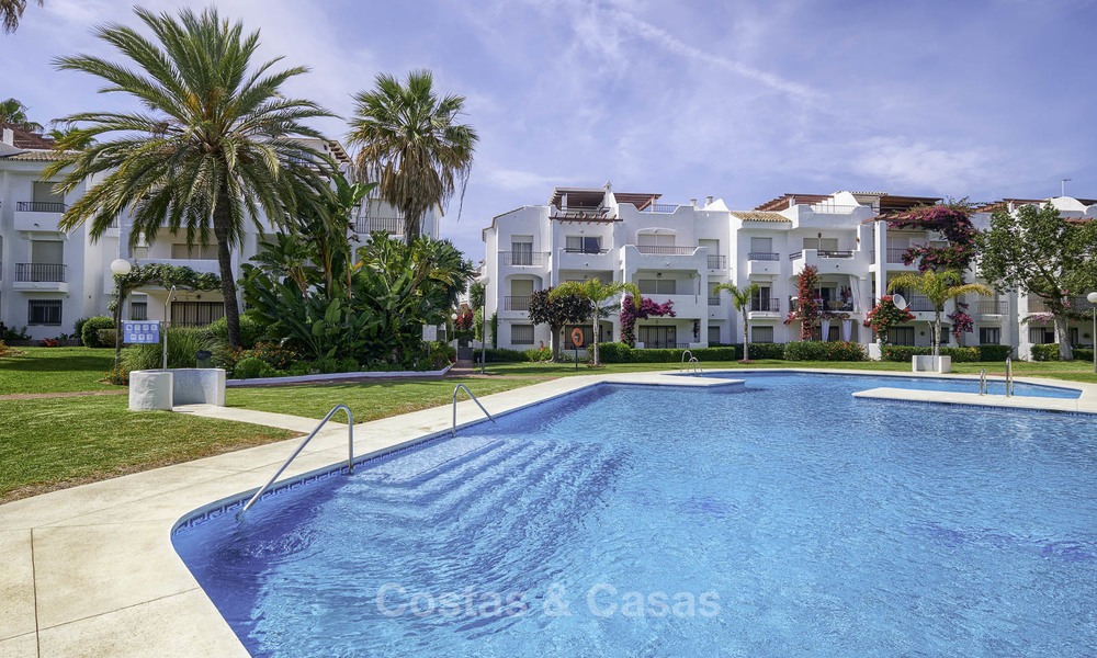 Fully renovated beachside penthouse apartment for sale on the New Golden Mile, between Estepona and Marbella 12811