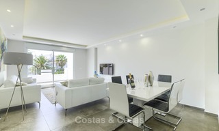 Fully renovated beachside penthouse apartment for sale on the New Golden Mile, between Estepona and Marbella 12818 