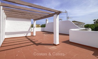 Fully renovated beachside penthouse apartment for sale on the New Golden Mile, between Estepona and Marbella 12837 