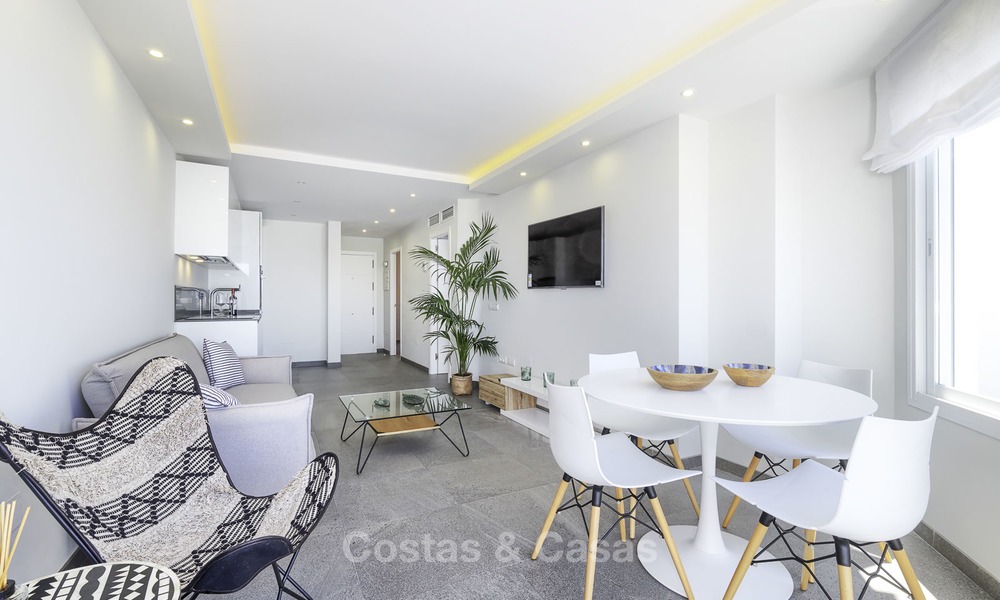 Fully renovated frontline beach penthouse apartment with amazing sea views for sale, Mijas Costa 12894