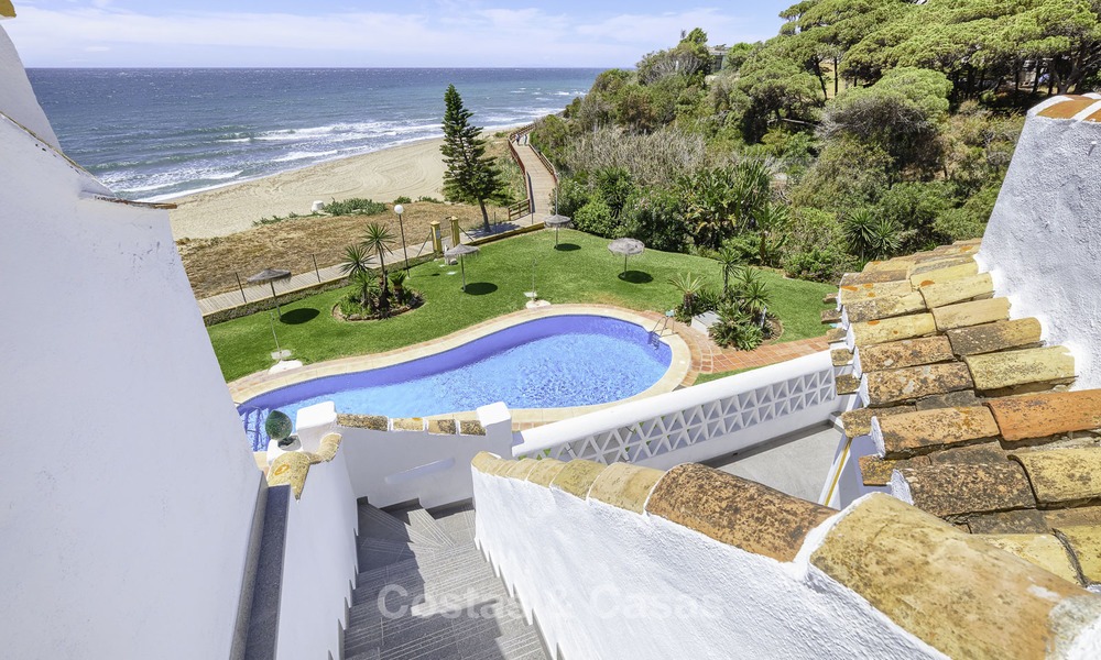 Fully renovated frontline beach penthouse apartment with amazing sea views for sale, Mijas Costa 12899