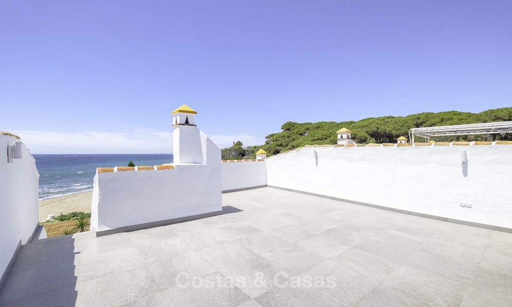 Fully renovated frontline beach penthouse apartment with amazing sea views for sale, Mijas Costa 12900