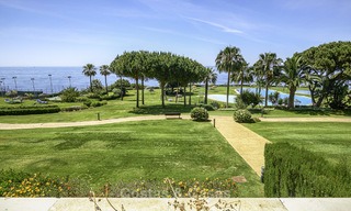 Nice frontline beach apartment with outstanding sea views for sale in a high standard complex, Cabopino, Marbella 12996 