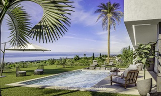 Stylish new modern luxury villas with sea views for sale, Manilva, Costa del Sol 12912 