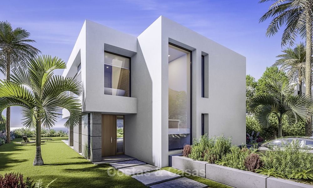 Stylish new modern luxury villas with sea views for sale, Manilva, Costa del Sol 12913