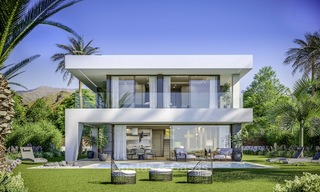 Stylish new modern luxury villas with sea views for sale, Manilva, Costa del Sol 12916 