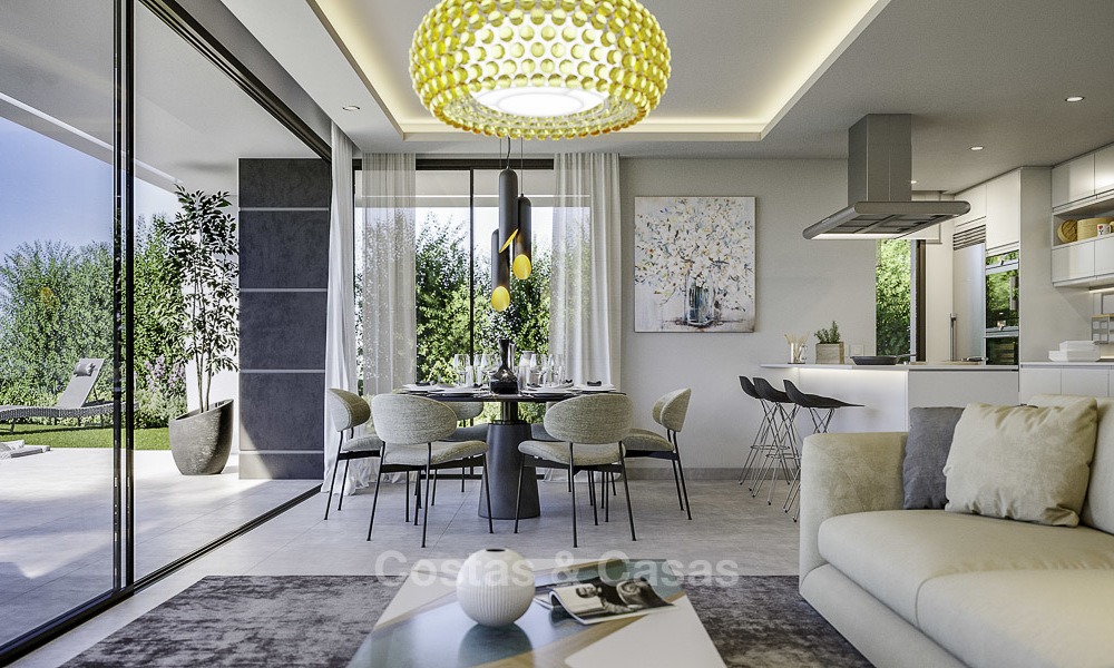 Stylish new modern luxury villas with sea views for sale, Manilva, Costa del Sol 12923