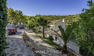 Idyllic traditional villa with amazing countryside views for sale, in the exclusive gated estate of El Madroñal, Benahavis, Marbella 12957 