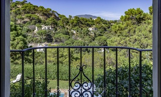 Idyllic traditional villa with amazing countryside views for sale, in the exclusive gated estate of El Madroñal, Benahavis, Marbella 12960 