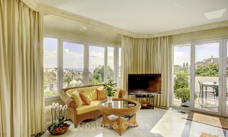 Spacious apartment with panoramic sea views for sale, in a prestigious complex on the Golden Mile, Marbella 13158 