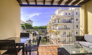 Attractive penthouse apartment with amazing sea views in a frontline beach complex for sale, Puerto Banus, Marbella 13250 