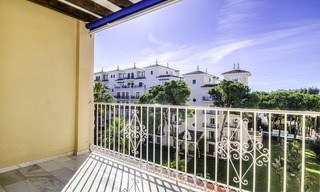 Attractive penthouse apartment with amazing sea views in a frontline beach complex for sale, Puerto Banus, Marbella 13252 