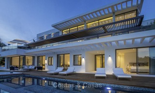 Brand new modern luxury villa with golf and sea views for sale, ready to move into, in a posh golf resort in Nueva Andalucia, Marbella - Benahavis 13295 