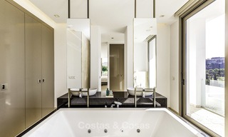 Stunning new modern contemporary luxury villa for sale, frontline golf in an exclusive resort, Benahavis, Marbella 13404 