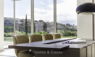 Stunning new modern contemporary luxury villa for sale, frontline golf in an exclusive resort, Benahavis, Marbella 13420 