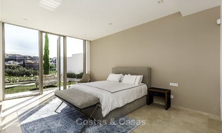 Stunning new modern contemporary luxury villa for sale, frontline golf in an exclusive resort, Benahavis, Marbella 13430 