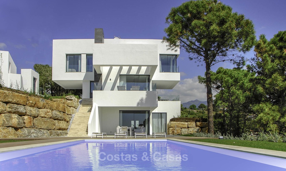 Magnificent new contemporary luxury villas with stunning sea views for sale, Benahavis, Marbella 13443