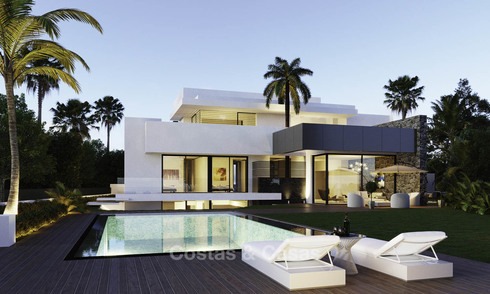 New modern detached luxury villas for sale on the New Golden Mile, between Marbella and Estepona 13508