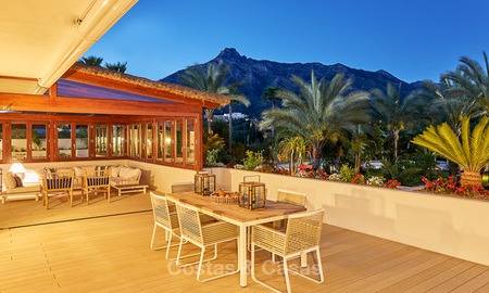 Luxury penthouse apartment for sale on the Golden Mile between Marbella centre and Puerto Banus 13579