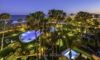 Very luxurious 4 bed penthouse apartment for sale in an exclusive beachfront complex, Puerto Banus, Marbella 13654 