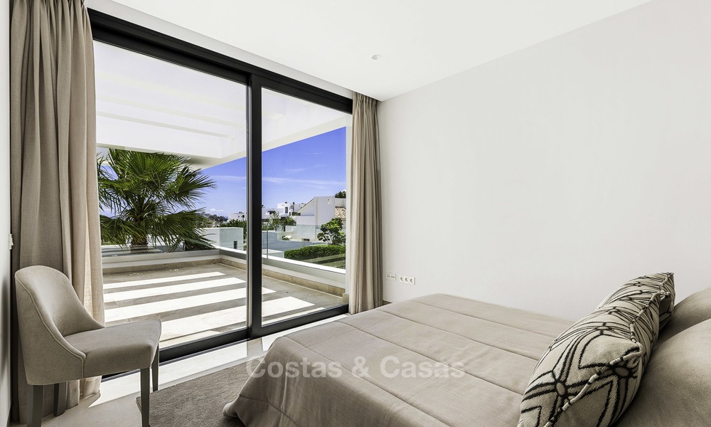 Brand new contemporary designer villa with stunning sea and golf views for sale, ready to move into, Benahavis - Marbella 13675